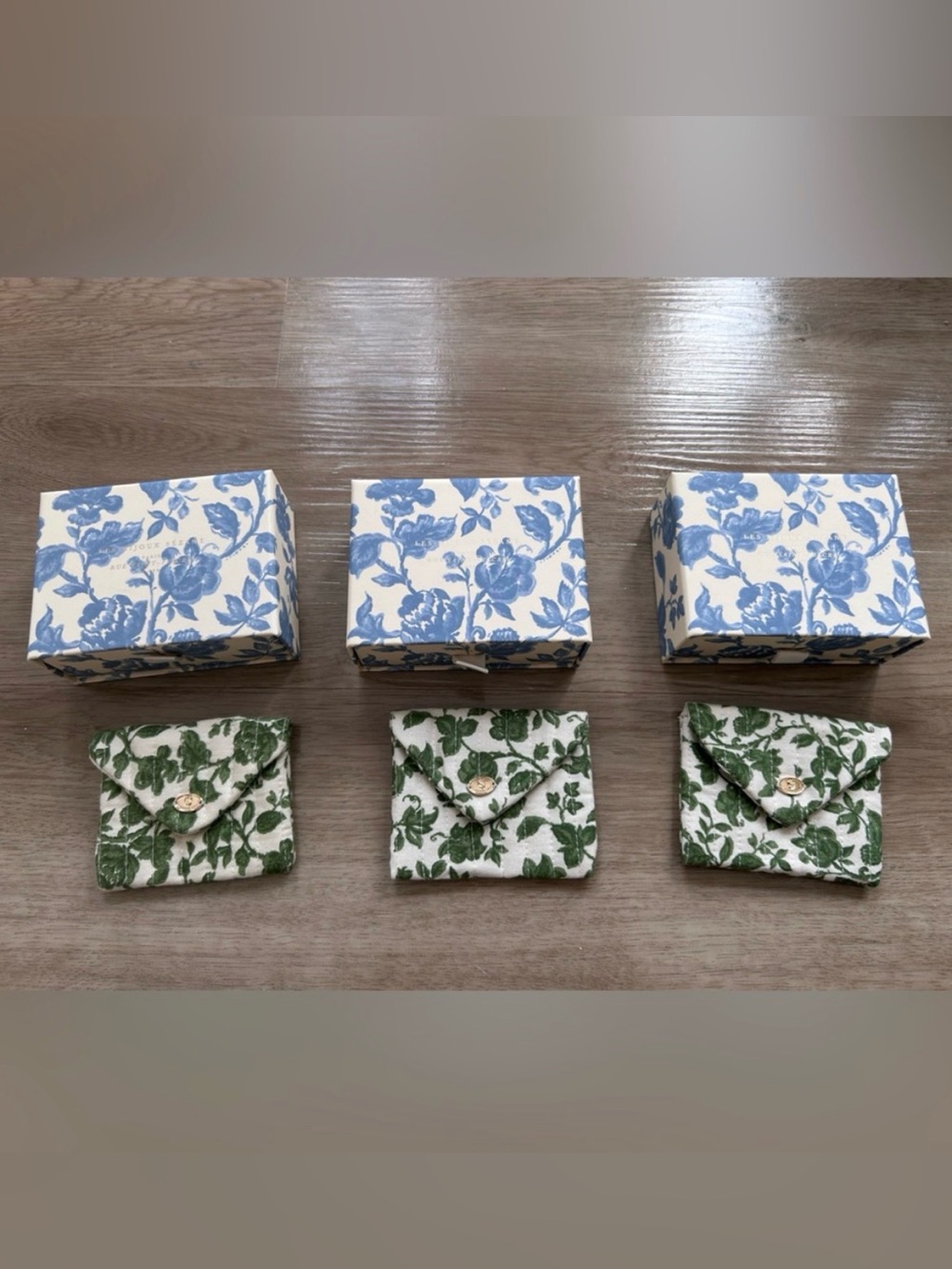 🇫🇷 Set of 3 Sézane Jewelry Pouches & Boxes